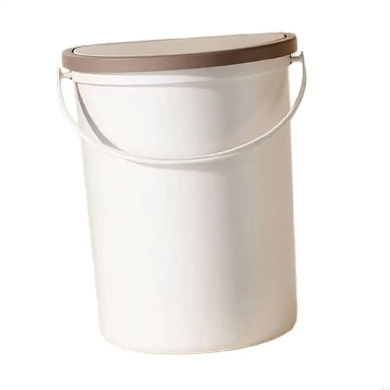 Plastic Top Waste Bin Container For Campers Boat Caravans 10L Capacity