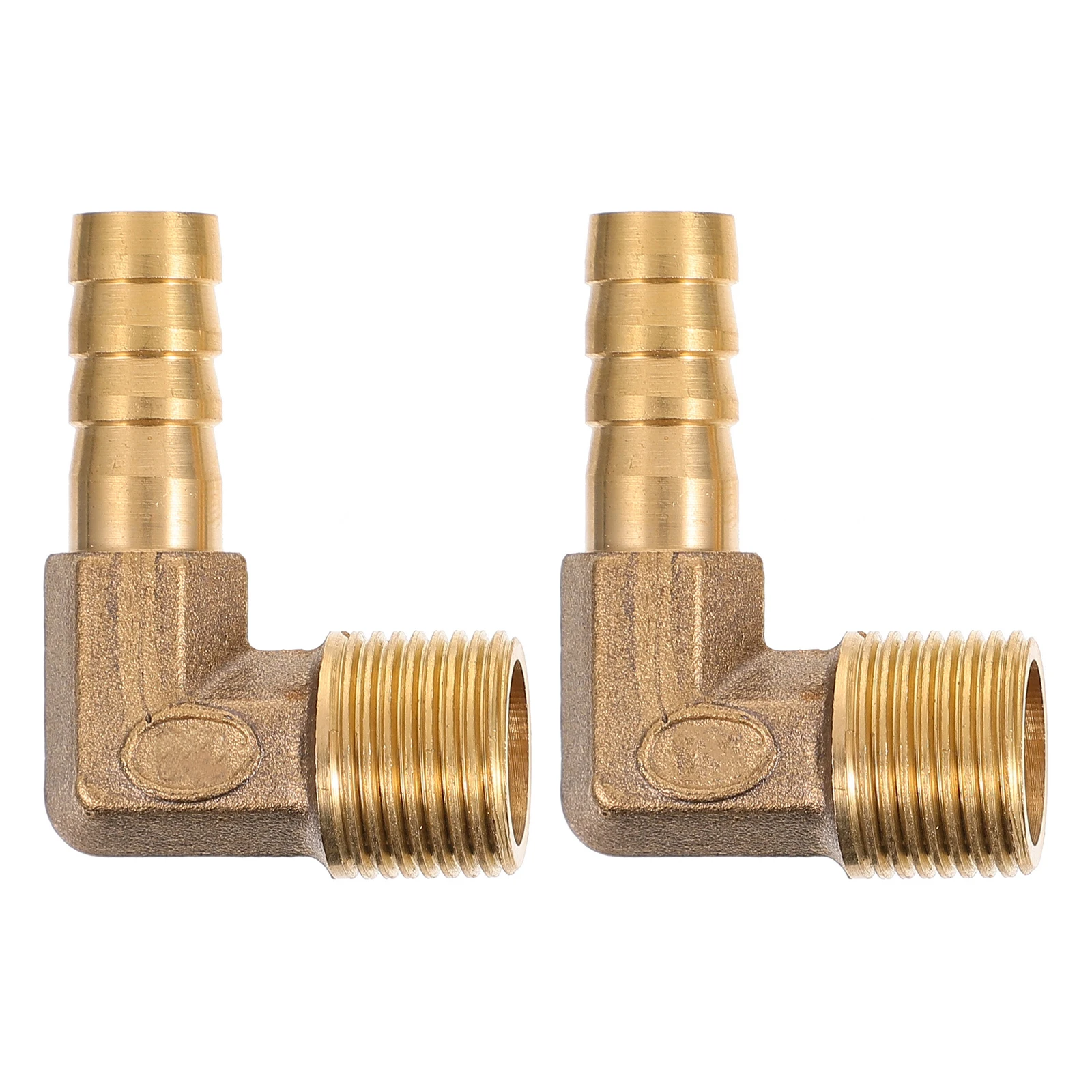 

2 Pcs Brass Elbow Fittings Copper Connectors Water Filter Quick Connect High Temperature Pressure Resistant Joint Fittings Gas