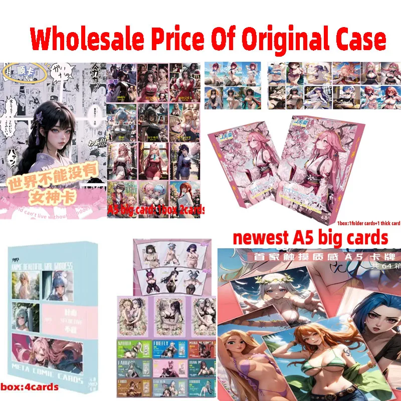 Wholesale Case Goddess Story  Cards  Wind And Moon Are Boundless 2 Collection Card Waifu Acg Tcg Booster Box  Toys