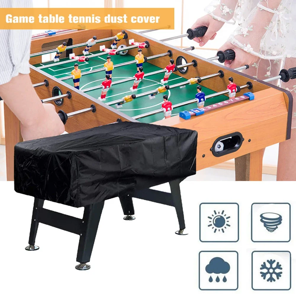 

420D Outdoor Foosball Table Cover Waterproof Dustproof Universal Rectangular Patio Billiard Football Game Table Protection Cover