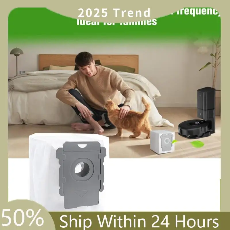 20 Pcs Replacement Vacuum Bags Compatible For Irobot Roomba I1+ I3 I3+ I3 Plus I4 I4+ Series Disposable Dust Bag