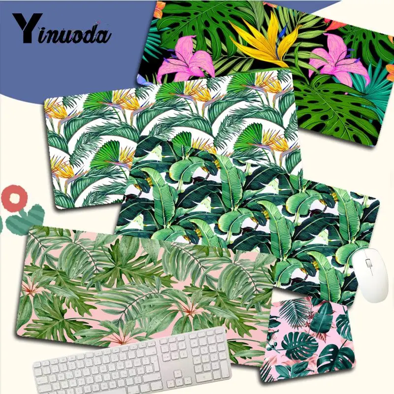 Banana Tree Green Leaves Palm Beautiful Anime Large sizes Mouse pad mat Size for for Cs Go LOL Game Player  PC Computer Laptop