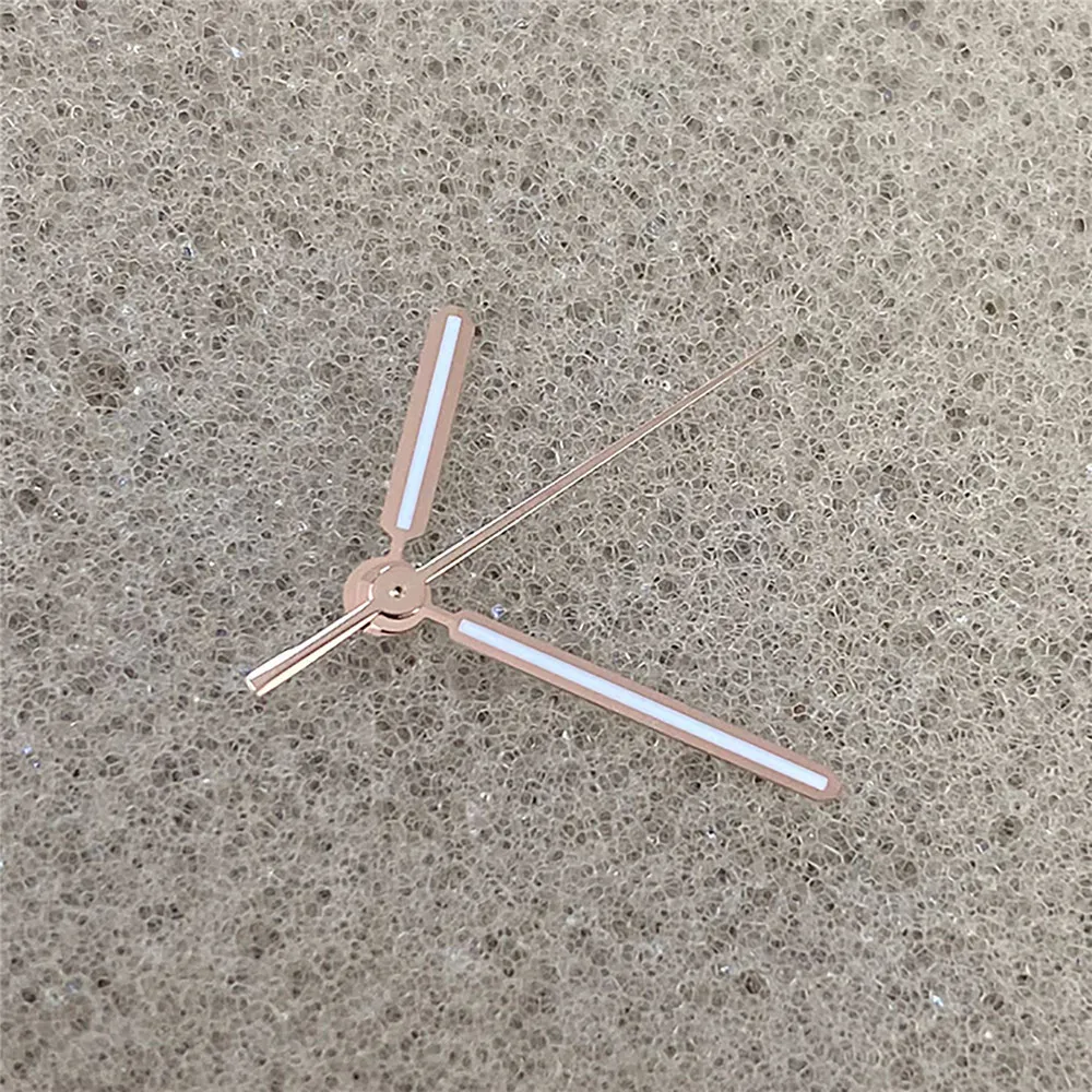 9*13.5*13.5m nh35 mãos preto rosa ouro prata relógio mãos adequado movimento nh35 verde relógios luminosos ponteiro