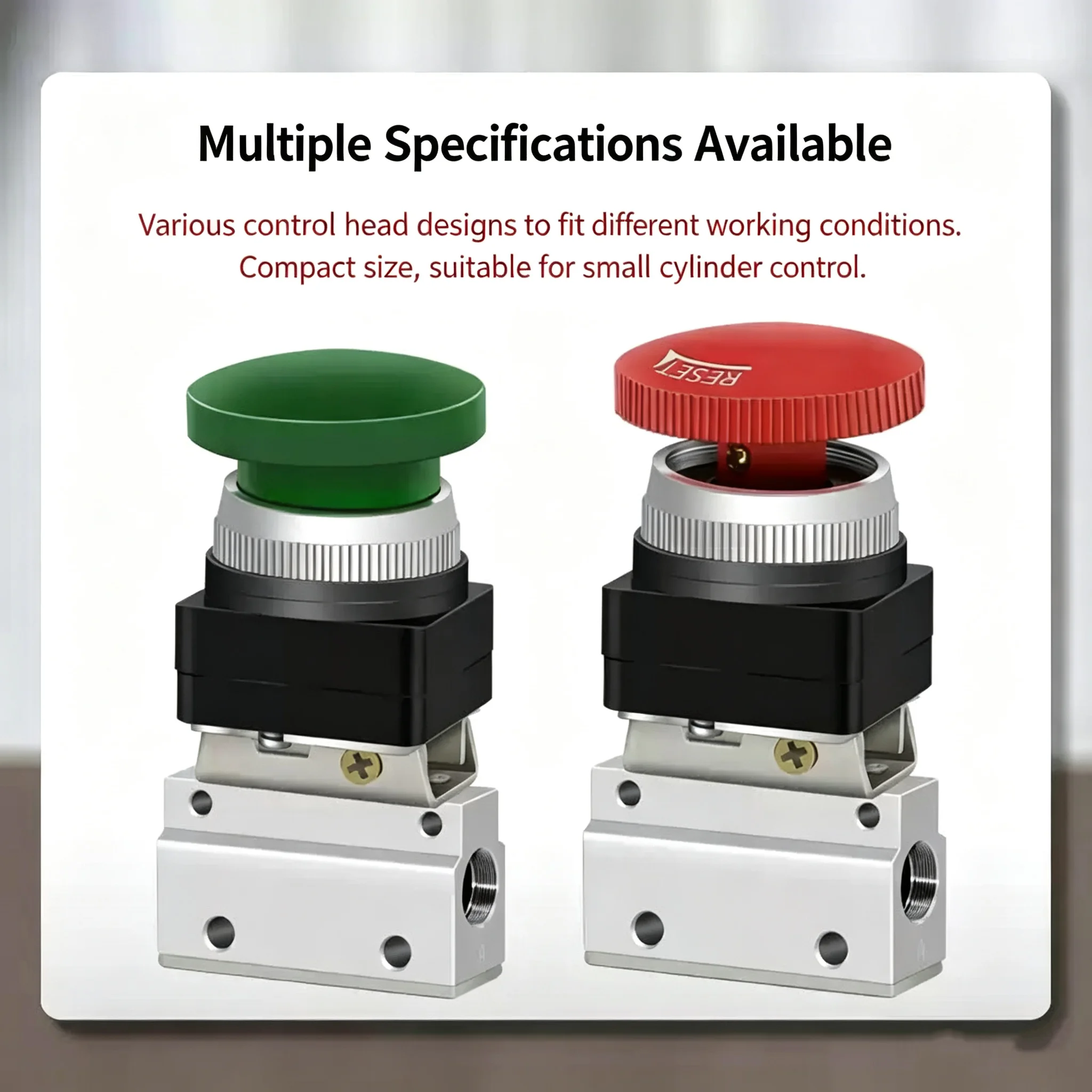 Pneumatic Valve Mechanical valve MOV-03B 1/8