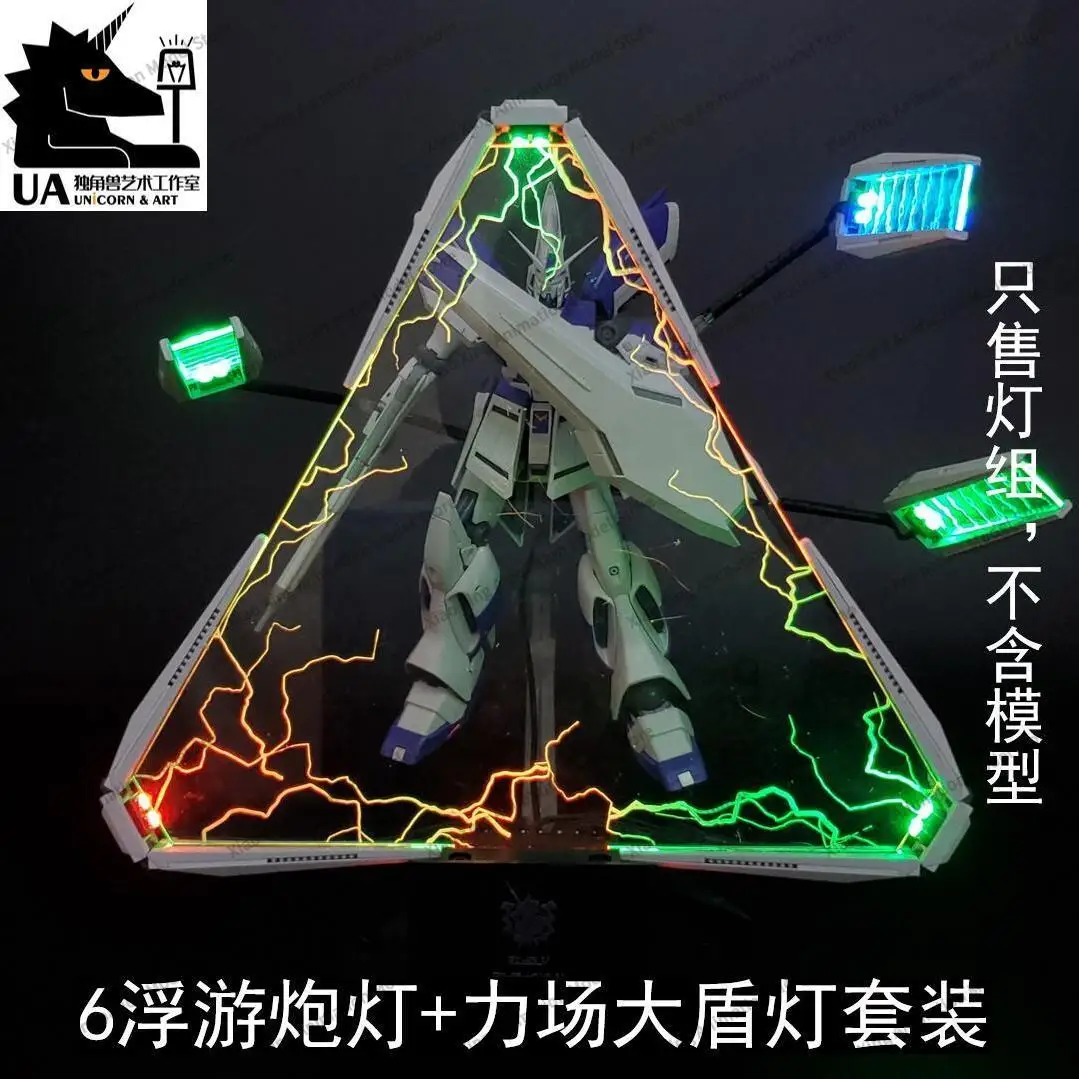 Daban Mg 1/00 Rx-93 V Nu Rx-93-V2 Hi-Nu Led Suit Force Field Triangle Shield Special Effect Robot Kits Accessories