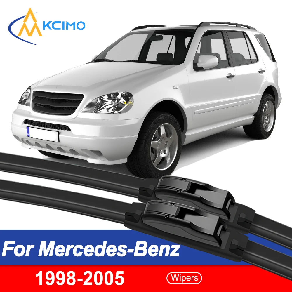 

Drive Confidently 2PCS Premium Wiper Blades for Mercedes-Benz M-Class W163 1998–2005 All-Season Clarity Smooth Wipe