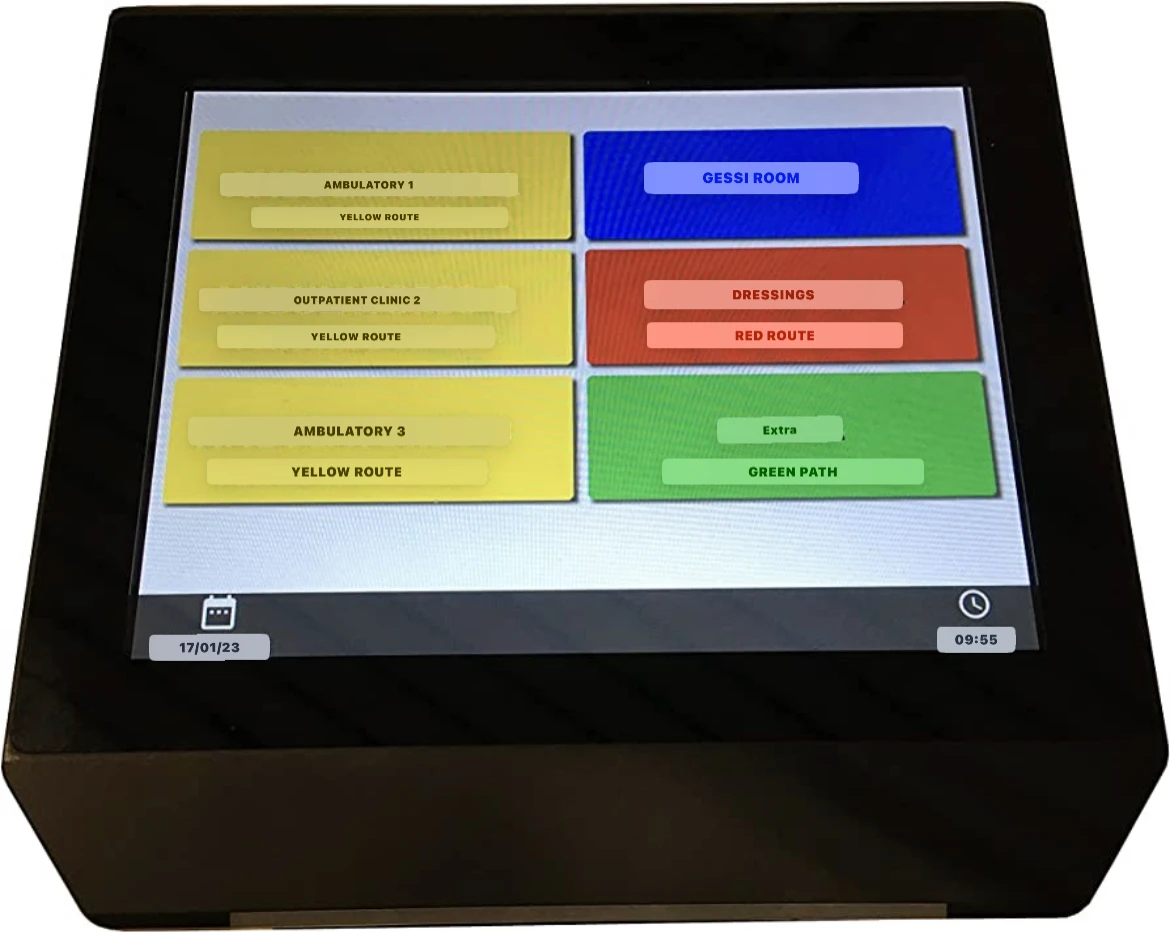 Hospital queue management equipment system Ticket vending machine Electronic queue management system Touch kiosk