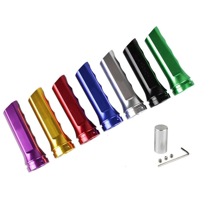 غطاء مقبض فرامل اليد المعدل للسيارات، سبائك الألومنيوم، غطاء رافعة فرامل اليد للسيارات، غطاء معدل لمقبض فرامل اليد #4