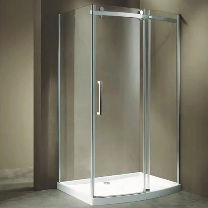 Frameless Rectangle Sliding Shower Enclosure Waterproof Whole Shower Cabin For Apartment On Sale In Philippines