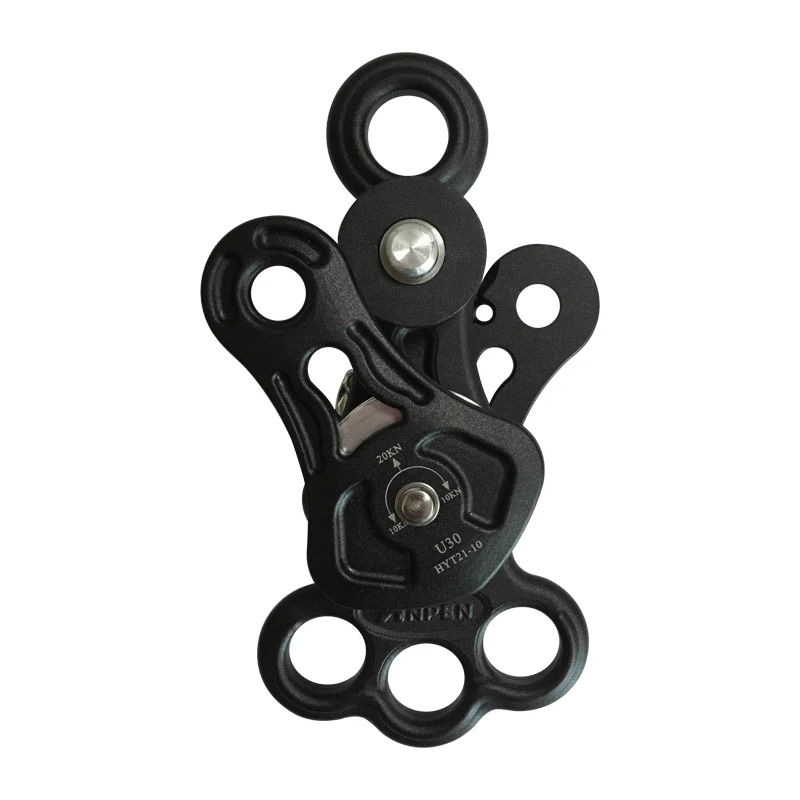 2025 Hot Sale Aluminum Brake Double Pulley for Rescue