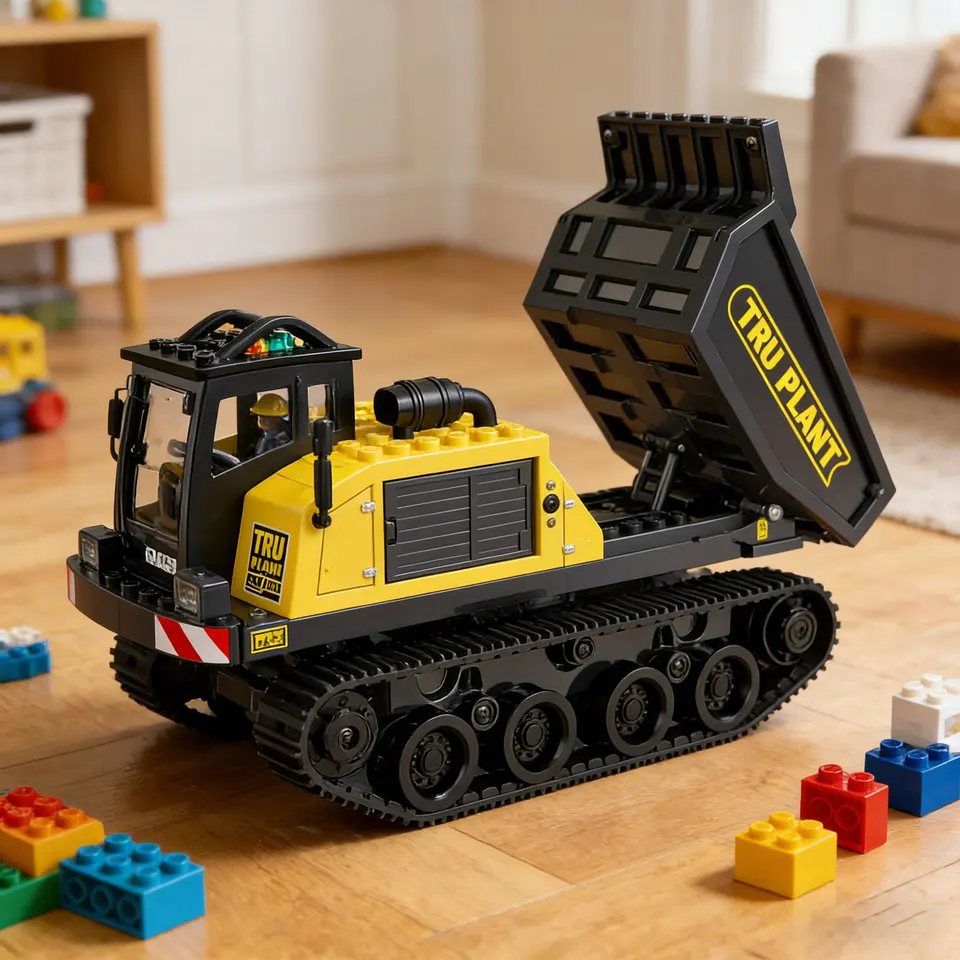 Nuevo vehículo de ingeniería con control remoto serie 970 Yigong 1:50 camión volquete de tornillo T14R camión volquete con orugas modelo de control remoto - AliExprs 26