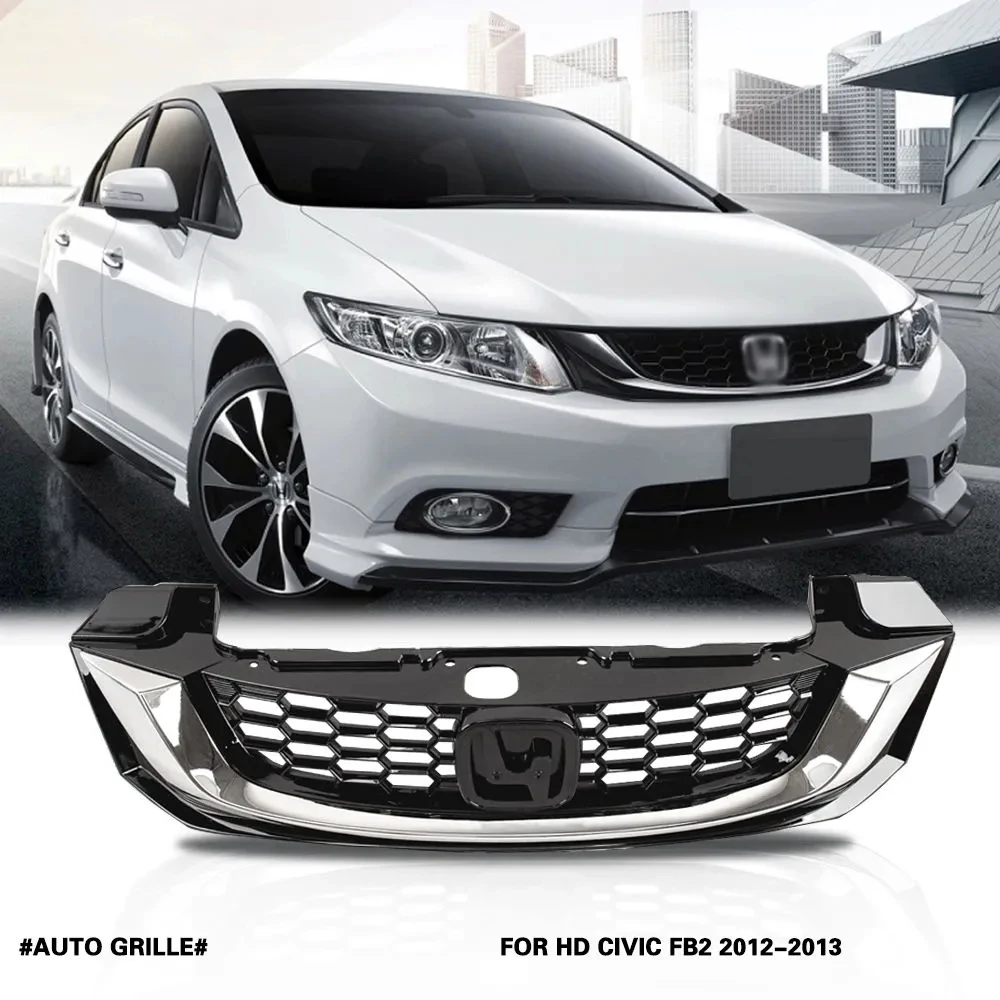 

Modified front bumper grille For Honda civic 2012 2013