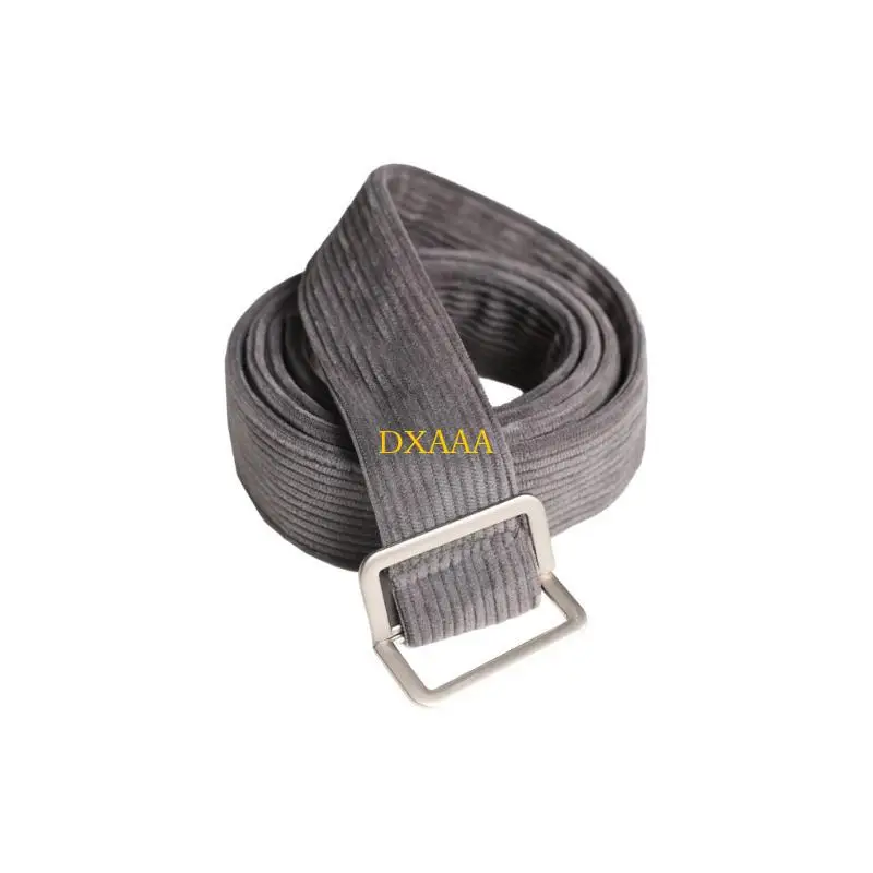 

Регулируемый вельветовый ремень DXAA с гибким размером, удобная практичная ткань для повседневного использования для джинсов и