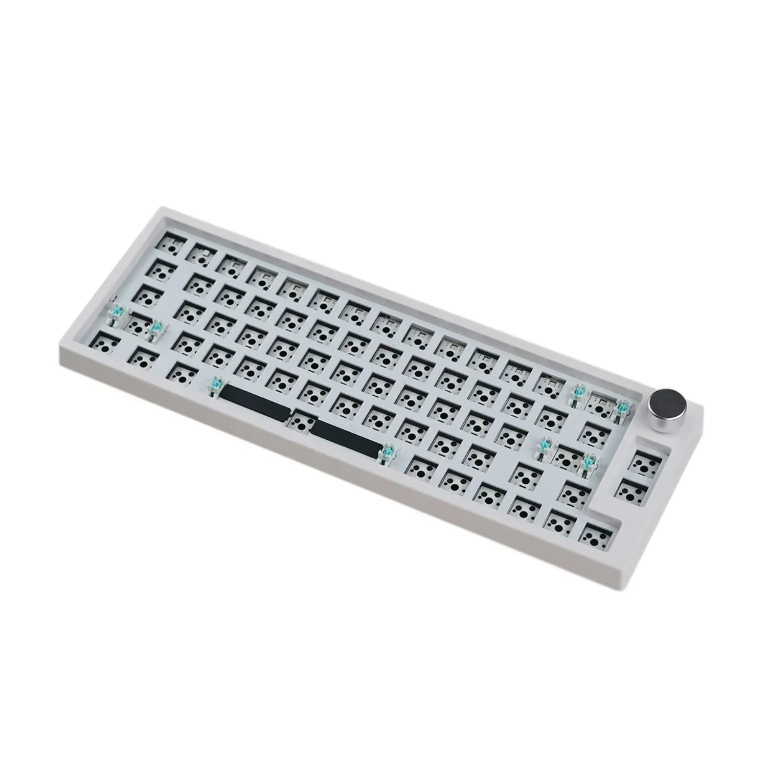 Tech-MK66 Pro Gasket Mechanical Keyboard Kit 65 Percent Hot-swappable 3- Lubed Stab,RGB Light,South Facing LED