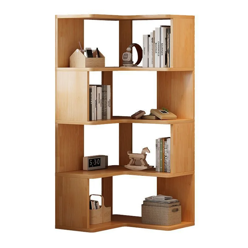

Corner Cabinet Corners Floor to Wall Shelf Living Room Multi-layer Solid Wood Storage Rack Household Corners Cabinet s