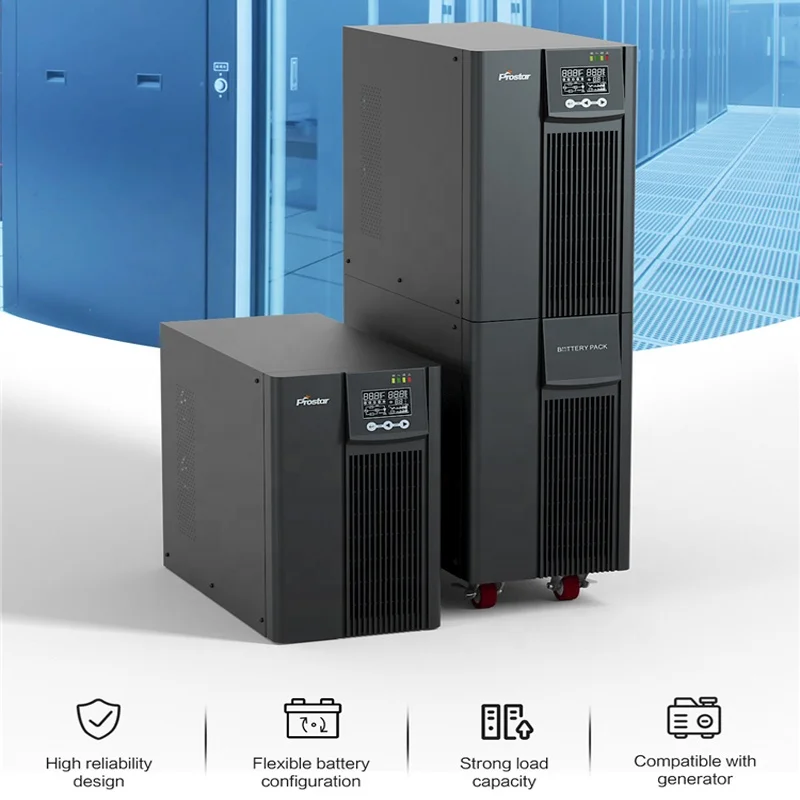 6000VA 6KVA 110V PF1.0 UPS Online Model High Frequency Long Backup System