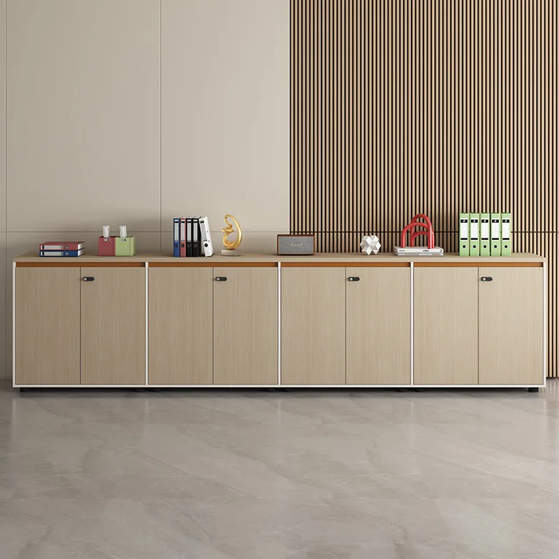 File Cabinet Data Office Partition Low Financial Document Archive Floor Wooden Lock