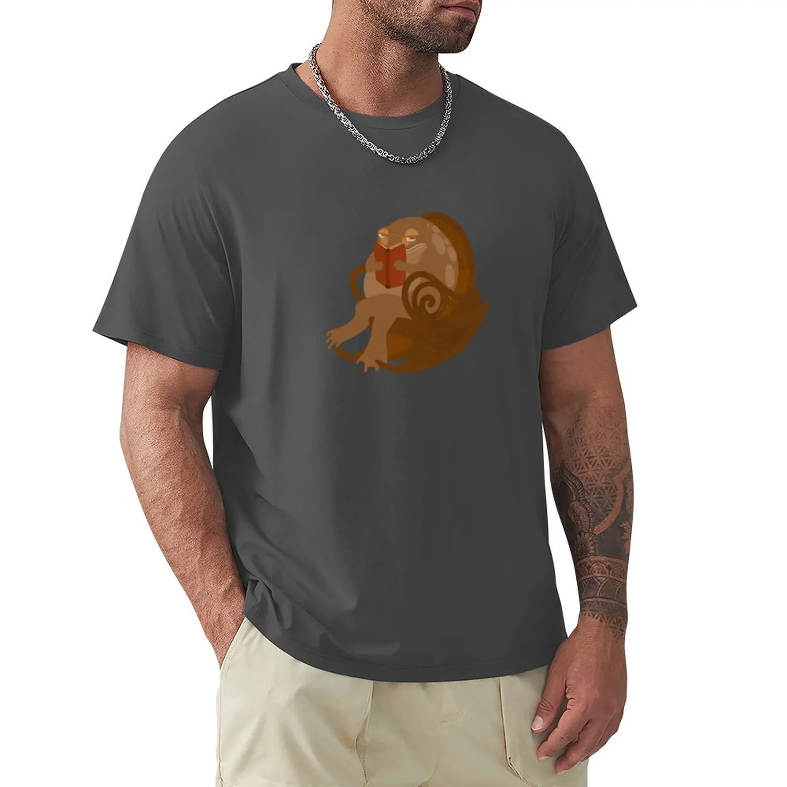 

Wise Old Toad T-shirt heavyweights anime quick-drying plus size tops t shirts for men cotton