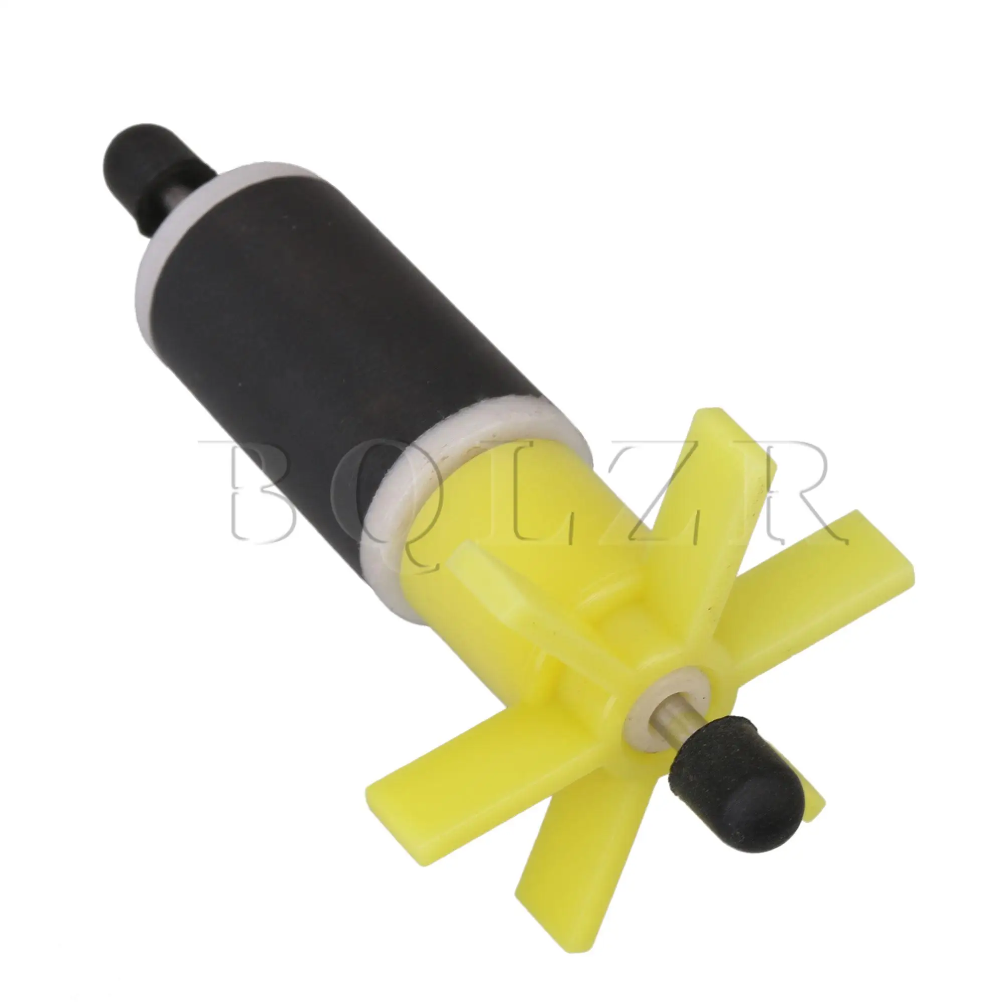 BQLZR 2 Pieces Yellow Filter Parts Impeller 1.6cm Plastic for Aquarium Water Submersible Pump Rotor Garden Pool Accessories