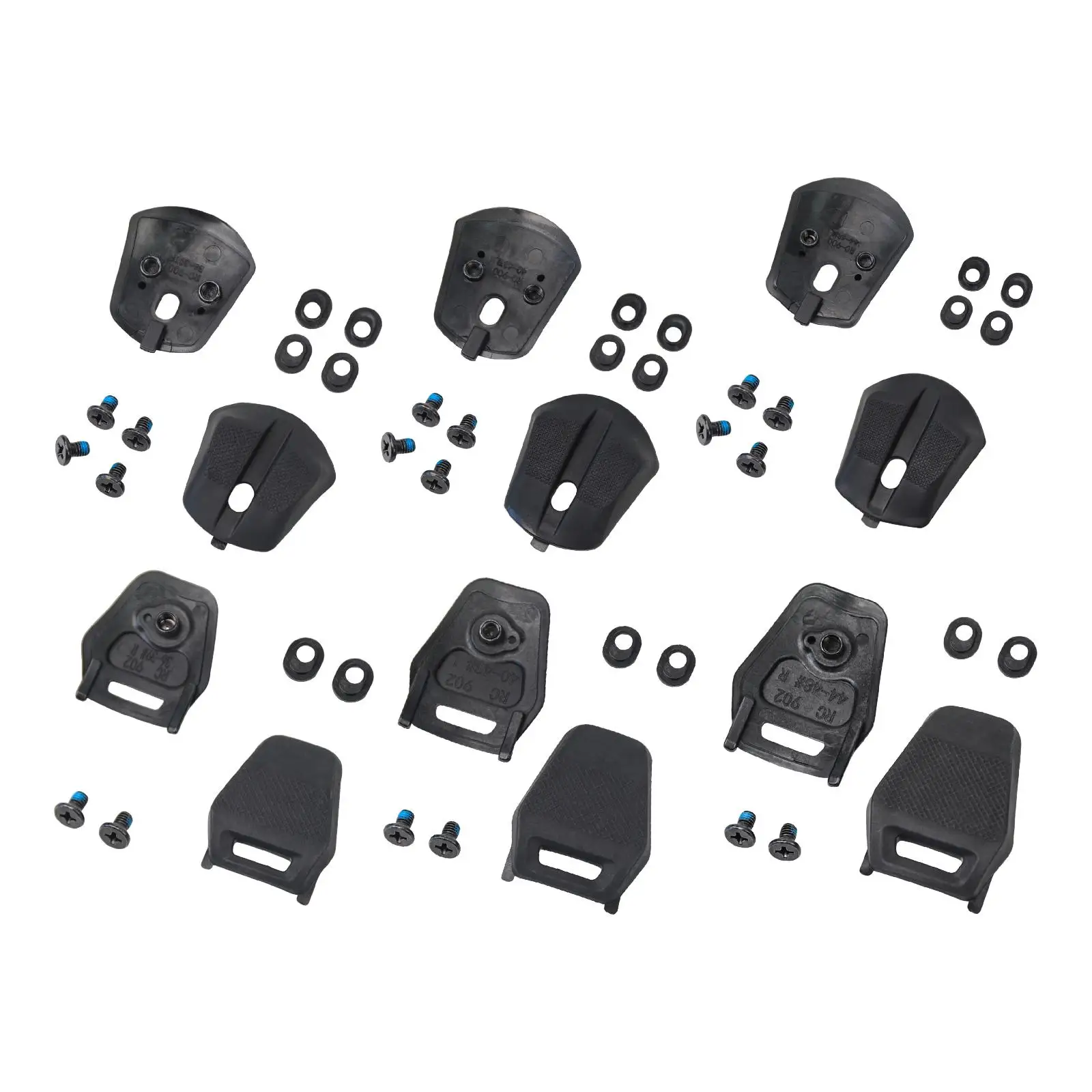 

2x Cycling Shoe Heel Pads Nonslip Mounting Hardware Part Carbon Steel TPU