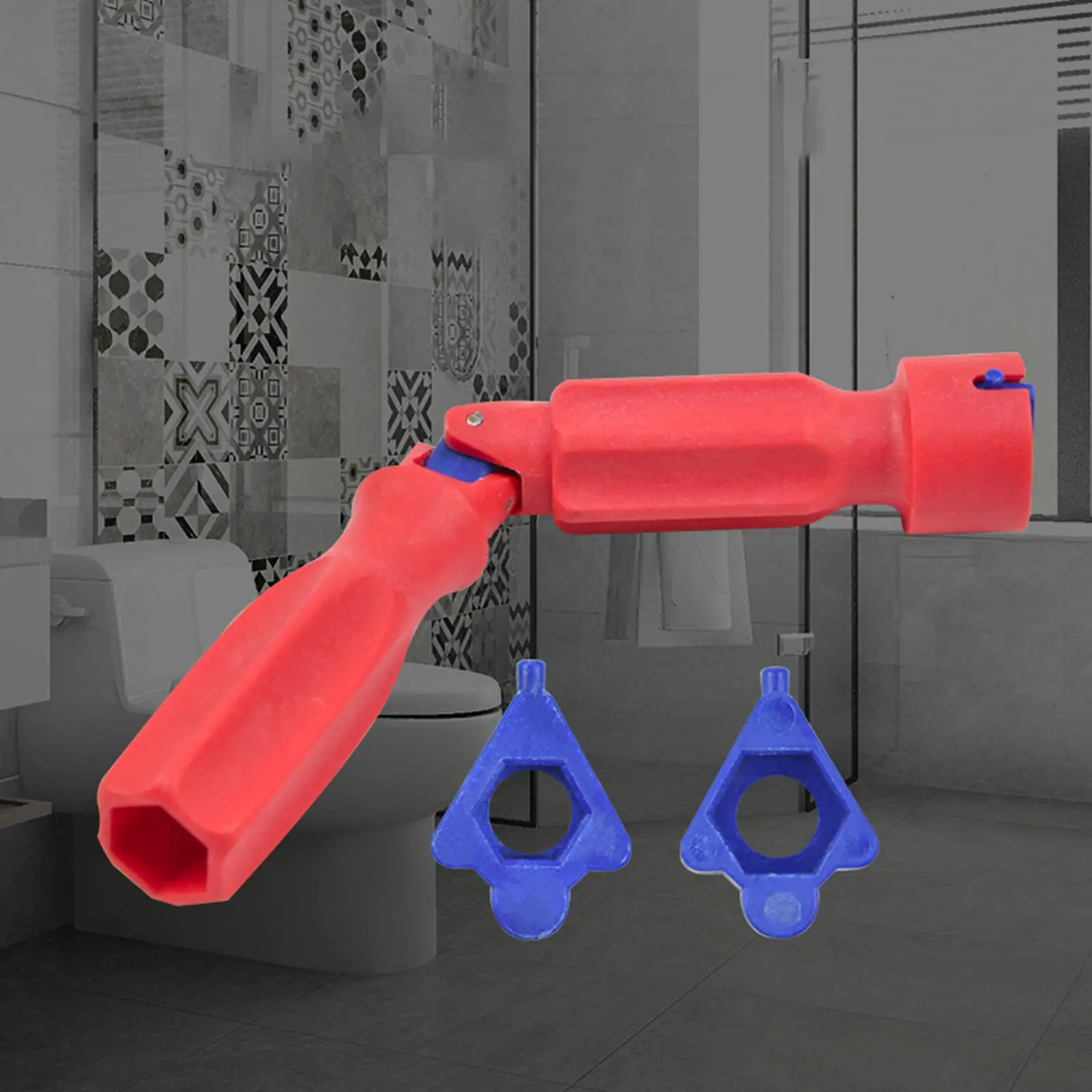 Toilet Seat Maintenance Wrench Fitting Tool Multi Purpose 20cmx3cm Size for Different Screw Connections Repair Removal Home