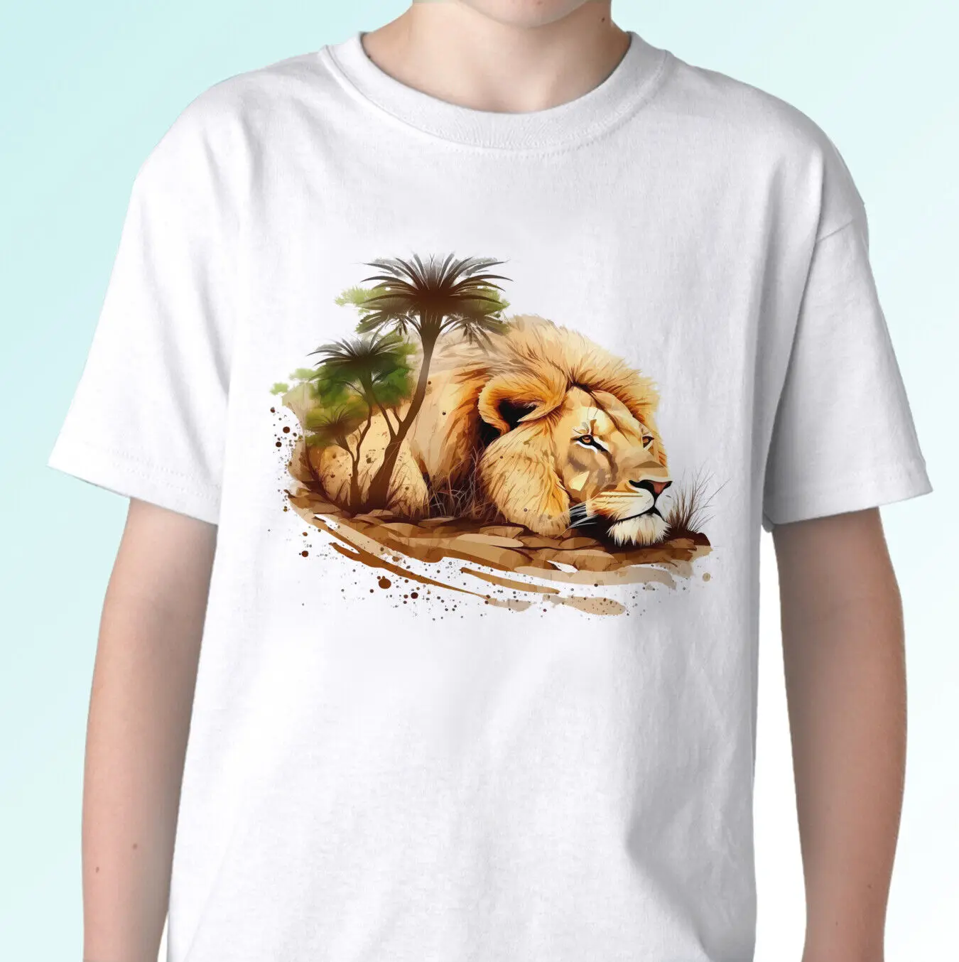 

Lion t shirt leo tee africa top graphic art cat gift mens womens kids baby sizes