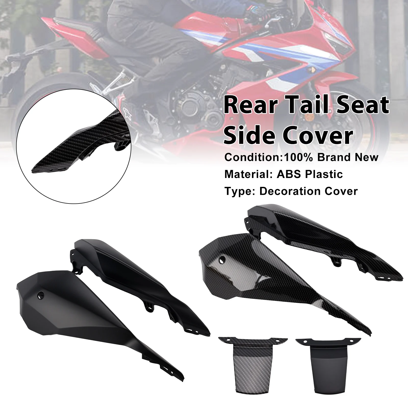 

Topteng Rear Tail Seat Side Cover Fairing For Honda CBR650R CB650R 2024-2025