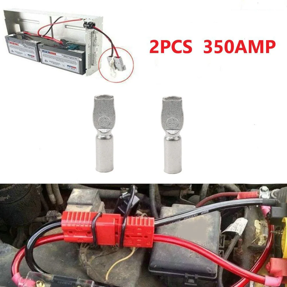 2/4pcs Connector Terminals For Anderson Connector Terminal 350A For Electric Forklift Battery Charging Wire Connectors Terminal