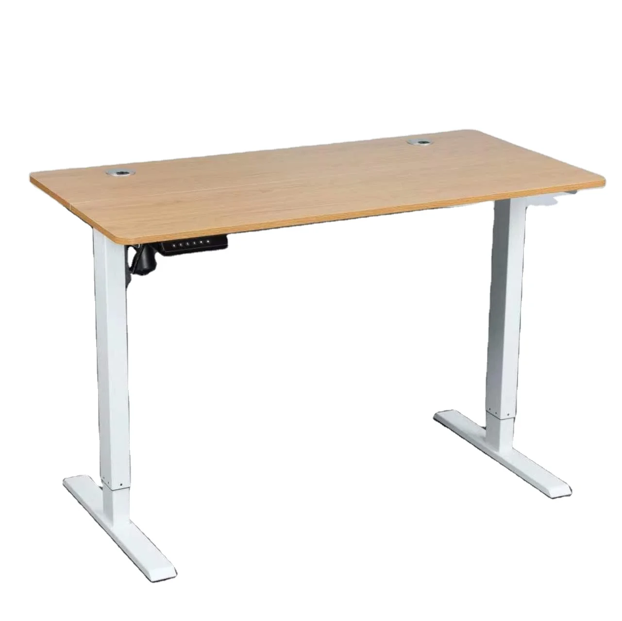 Factory Hot Selling Healthy Design Sit and Stand up Home Desk Electric Lifting Desk Single Motor Standing Desk Computer Table