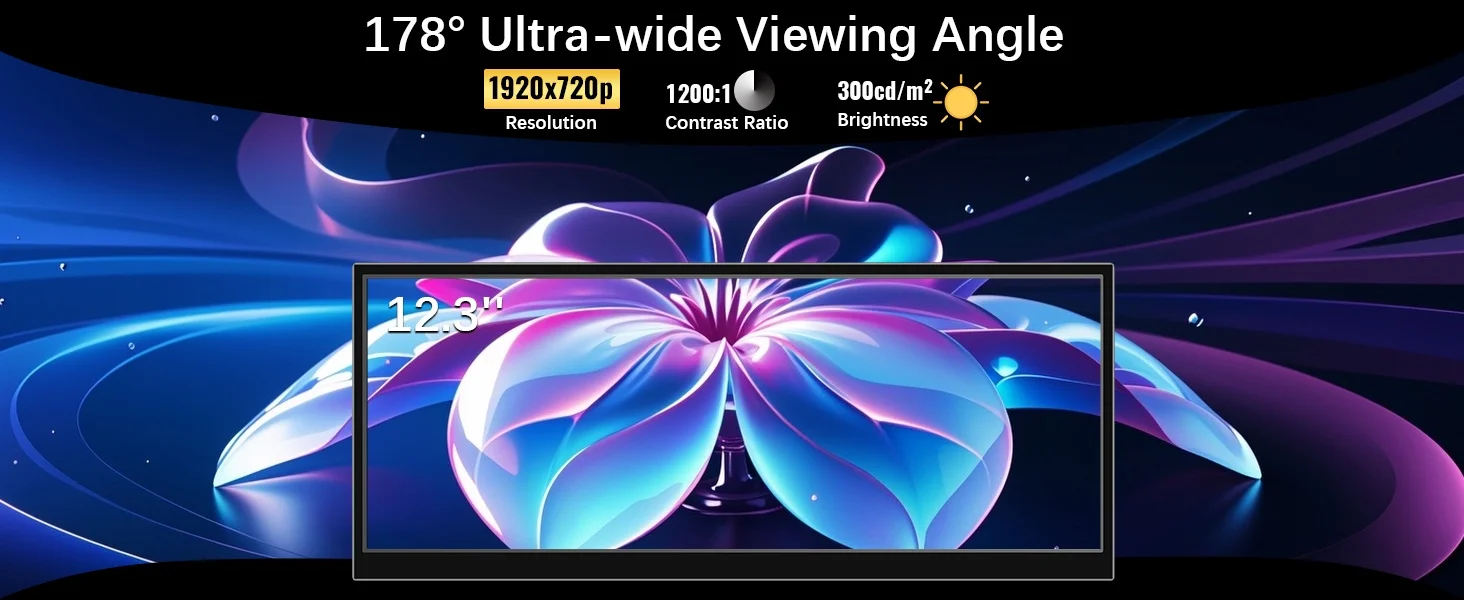 Ips 178° Ultra-wide Viewing Angle