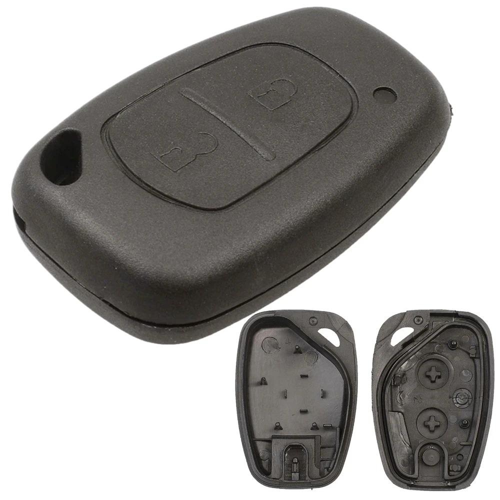 

2-Buttons Car Remote Key Fob Shell Housing Case Cover for Renault Traffic Master Vauxhall Opel Vivaro Nissan Primastar No Blade