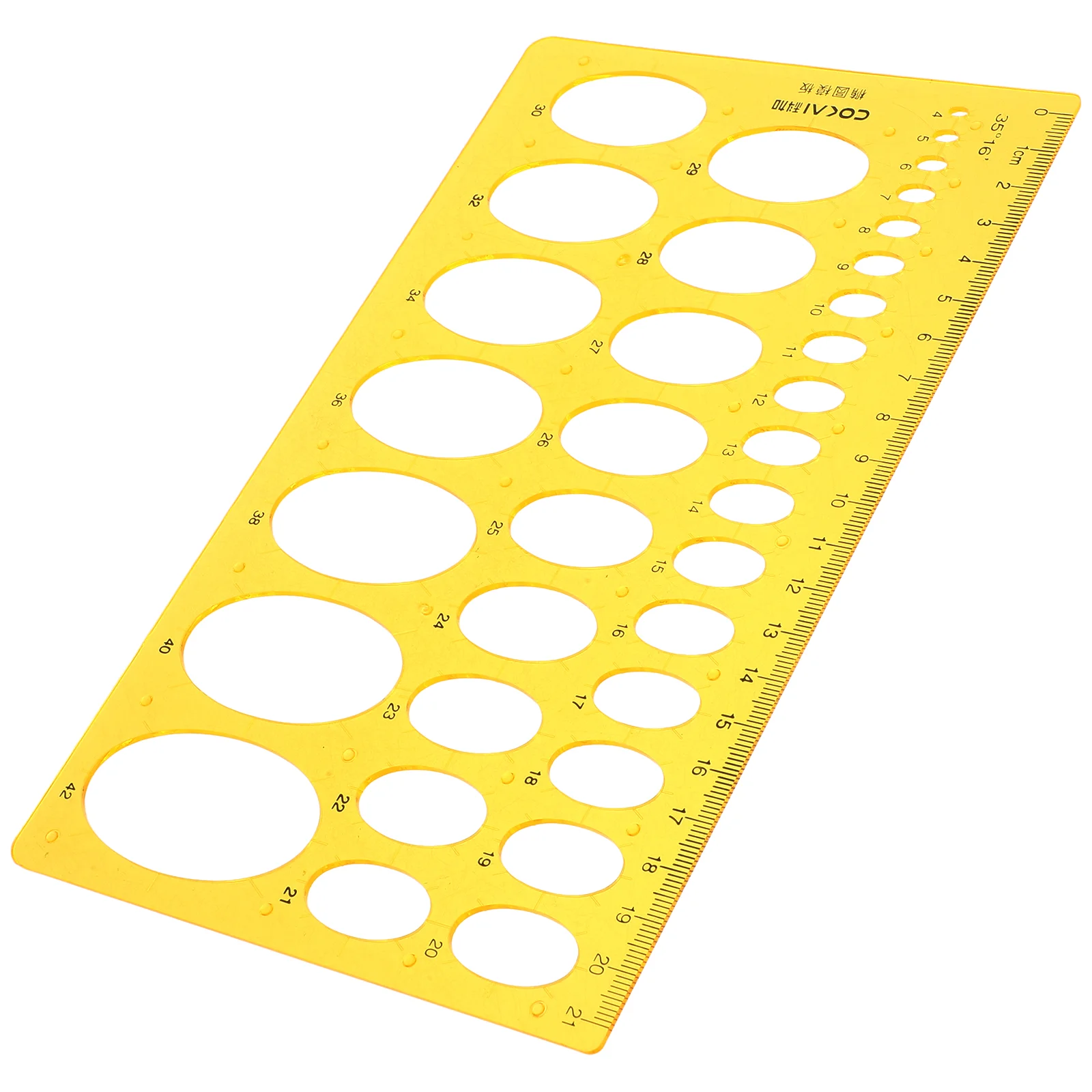 Architecture Measuring Tool Scale Ruler Indoor Drawing Templates Ellipse Rulers