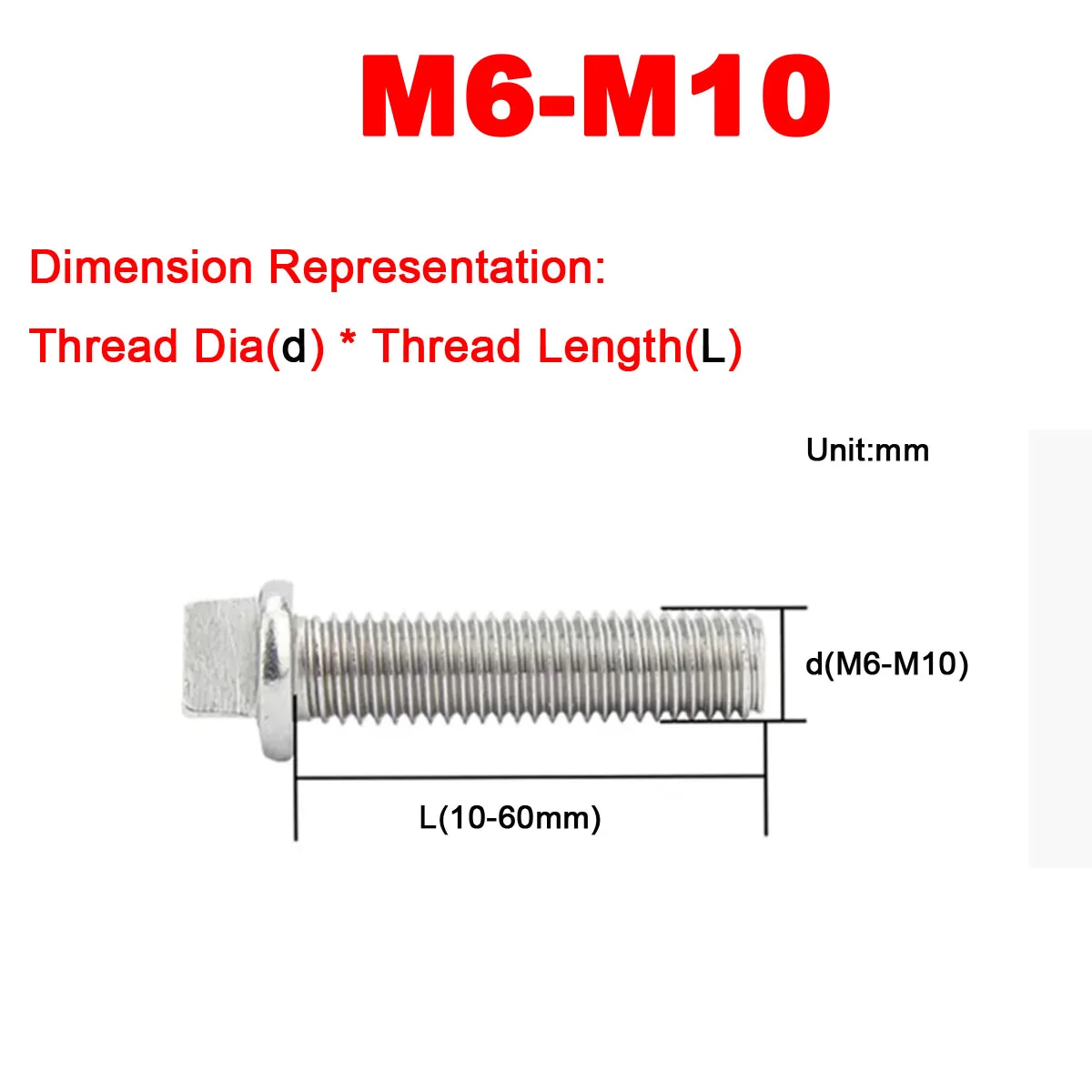 

M6M8M10 Stainless Steel 201 Triangle Anti-Theft Screw Street Lamp / Electric Box / Chassis / Guardrail Bolt