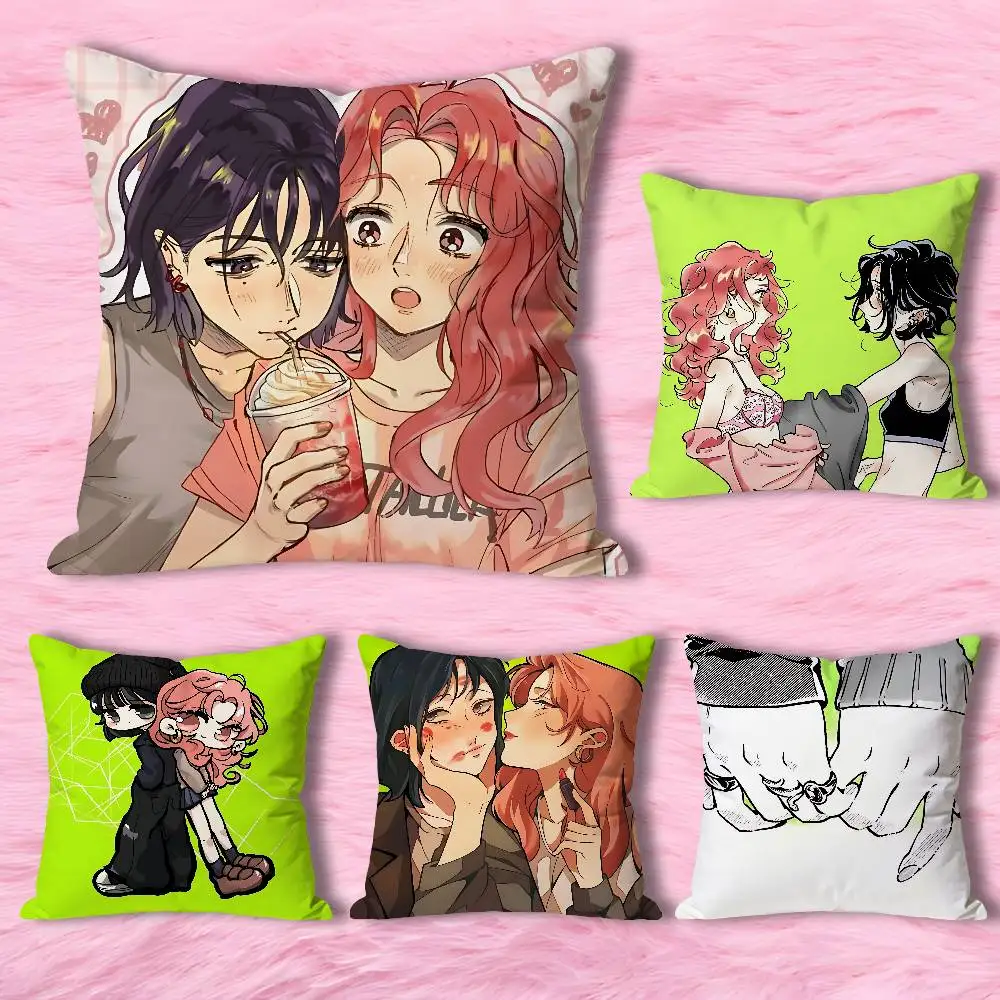 M-Mitsuki Koga Aya tgswiiwagaa Anime Celebrity Merchandise All-Match Printed Pillow Case Sofa Car Office Room