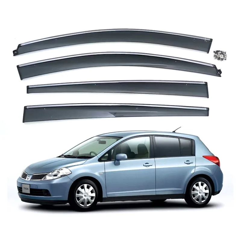 

Подходит для Nissan Tiida 2005-2010 TIIDA, оконный козырек, дождевик