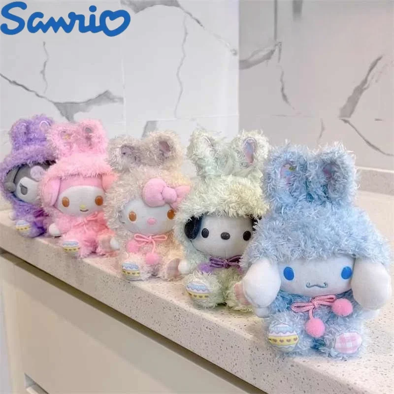 

Новый Kawaii 30 см/16 см Sanrio аниме плюшевые игрушки милый Cinnamoroll My Melody Kuromi Hello Kitty плюшевая кукла домашний декор детский подарок