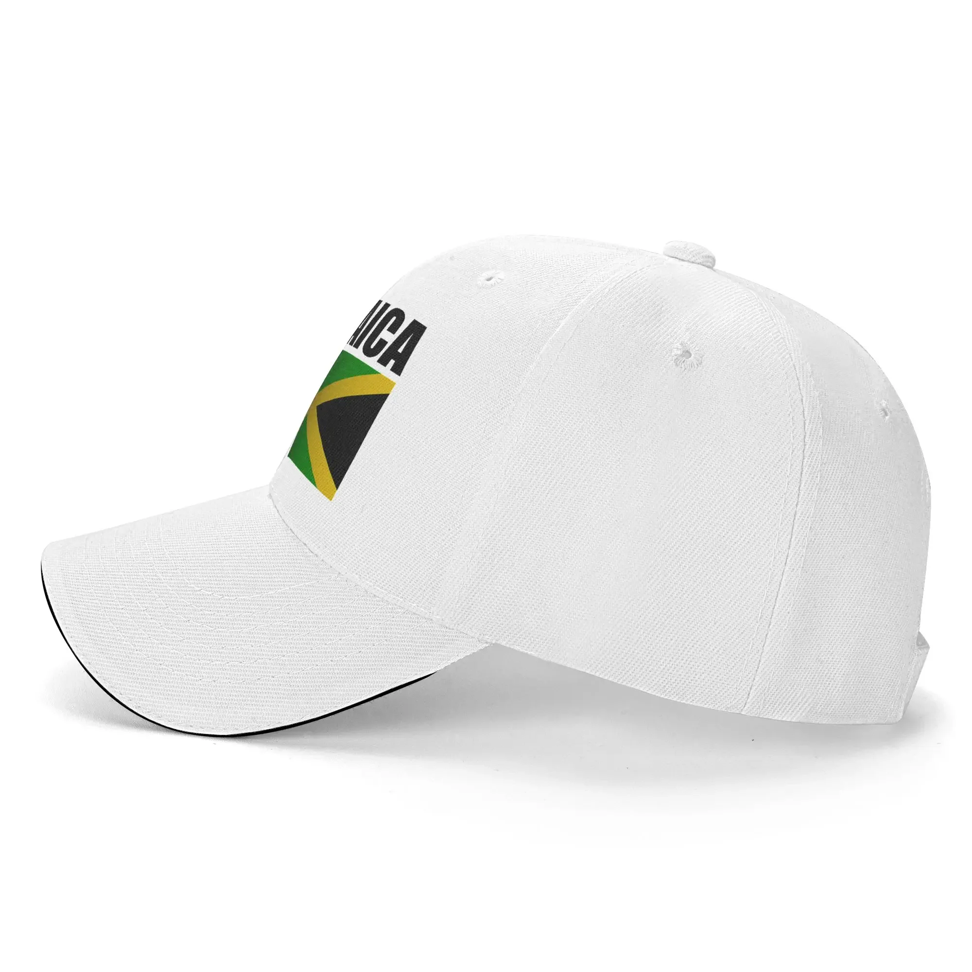 Summer Jamaican Flag Love Jamaica Baseball Cap Outdoor Gym Stylish Print Sun Trucker Hat Men Adult Sun-Proof Snapback Cap