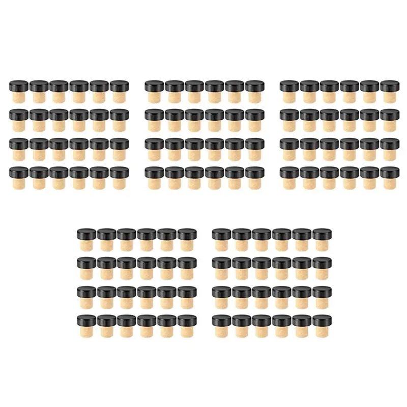 

A04G-120 Pieces Cork Plugs Cork Stoppers Tasting Corks T-Shape Wine Corks With Top Wooden Wine Bottle Stopper Bottle Plugs