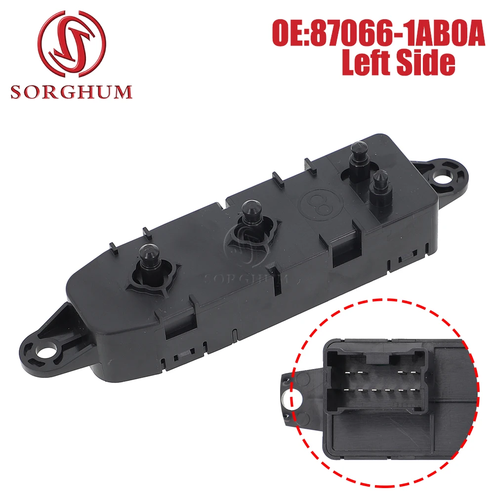 SORGHUM Front Left Side 87066-1AB0A Power Seat Switch Adjustment For Nissan Altima Titan Pathfinder Murano 2009 2010 2011 2018