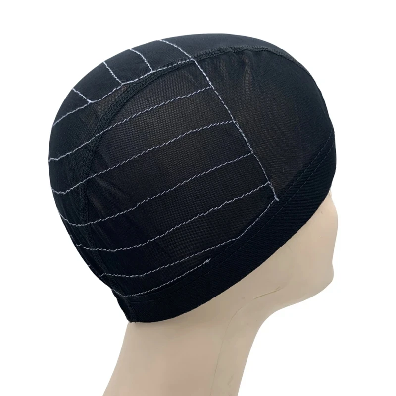 10pcs IRUIBEAUTY Human Hair Wig Making Hairnet 003-13X6 Mesh White Line U Part Cap Styling Tool for Home Use