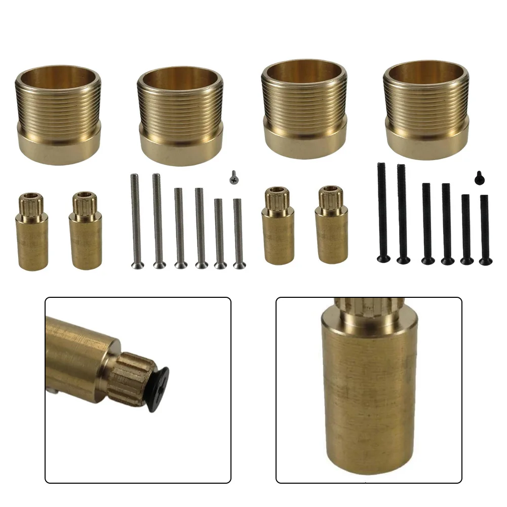 

Комплект универсальных удлинителей для встраиваемых душевых систем, смесителей и картриджей фильтров LAT, латунные врезные фитинги