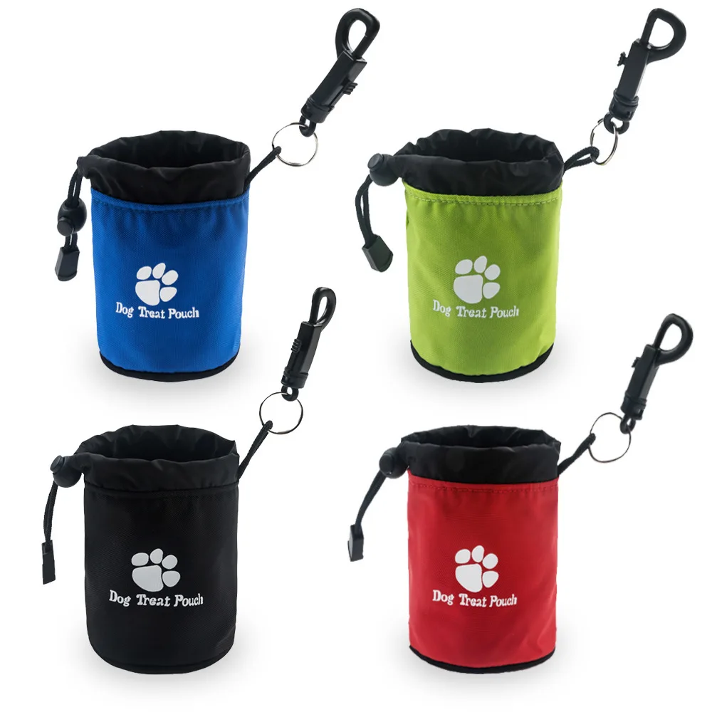 1 unidade de Bolsa de Cintura Portátil para Treinamento de Animais de Estimação 7x10cm, com Cordão, à Prova de Vazamento, para Petiscos de Cães, Mãos Livres, Multifuncional, para Recompensas de Filhotes