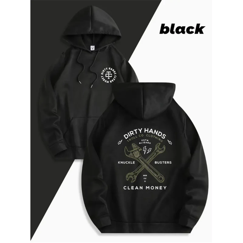 

Men and Women Fashion Casual Couple Hoodies with Printed Sports Loose and Thick Hoodies Street Style Suitable for Holiday Gifts