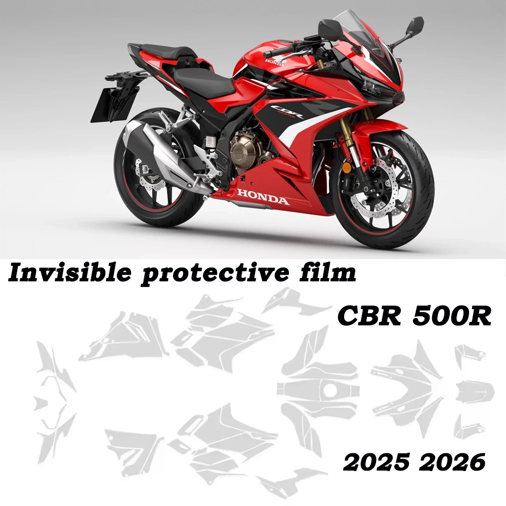 

Прозрачная защитная пленка PPF CBR 500R для HONDA CBR500R 2025 2026, полная защита кузова от царапин