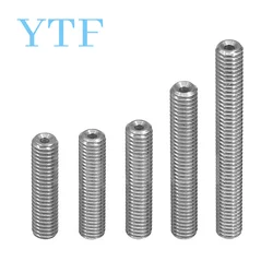 Piezas de impresora 3D, tubo extrusor de boquilla de tubo de PTFE de garganta de acero inoxidable, filamento de 1,75mm, MK8 M6
