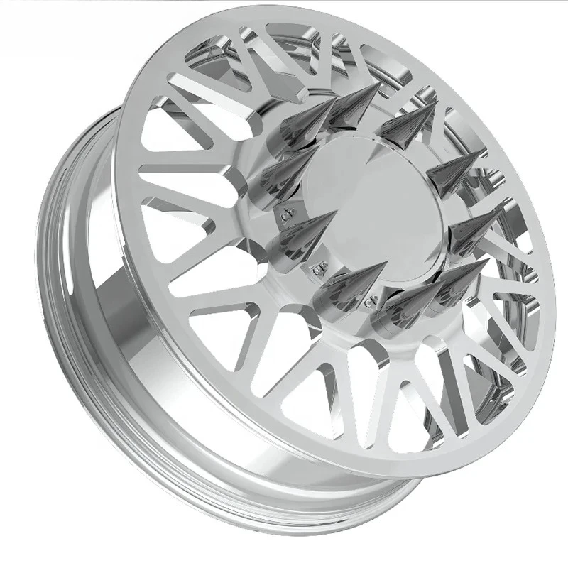 20-30inches OEM 4x4 22 24 26 28 Inch Polished Black Forged Dually Wheels 22x12 off Road Wheels for Truck Rim