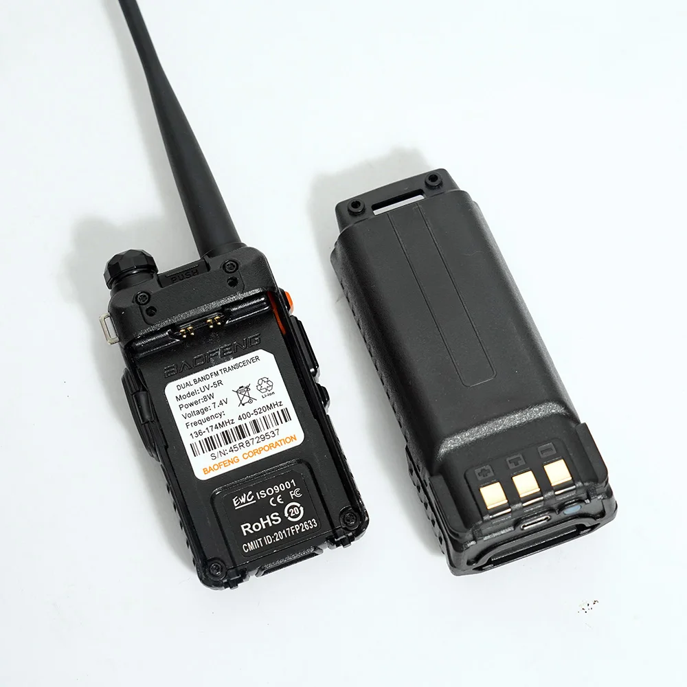 UV-5R Enlarger Battery 2600mAh/3000mAh Type-C For Baofeng UV5R Battery Walkie Talkie UV-5RA UV-5RE BF-F8HP F8+ etc CB Radios