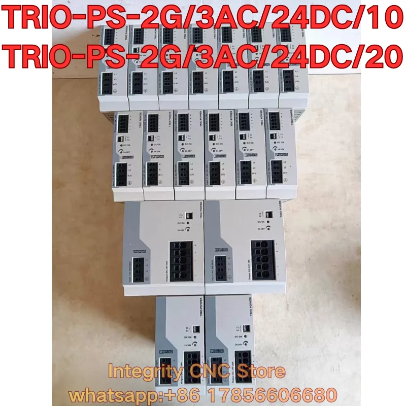Second-hand TRIO-PS-2G/3AC/24DC/10 TRIO-PS-2G/3AC/24DC/20 power module function test is normal