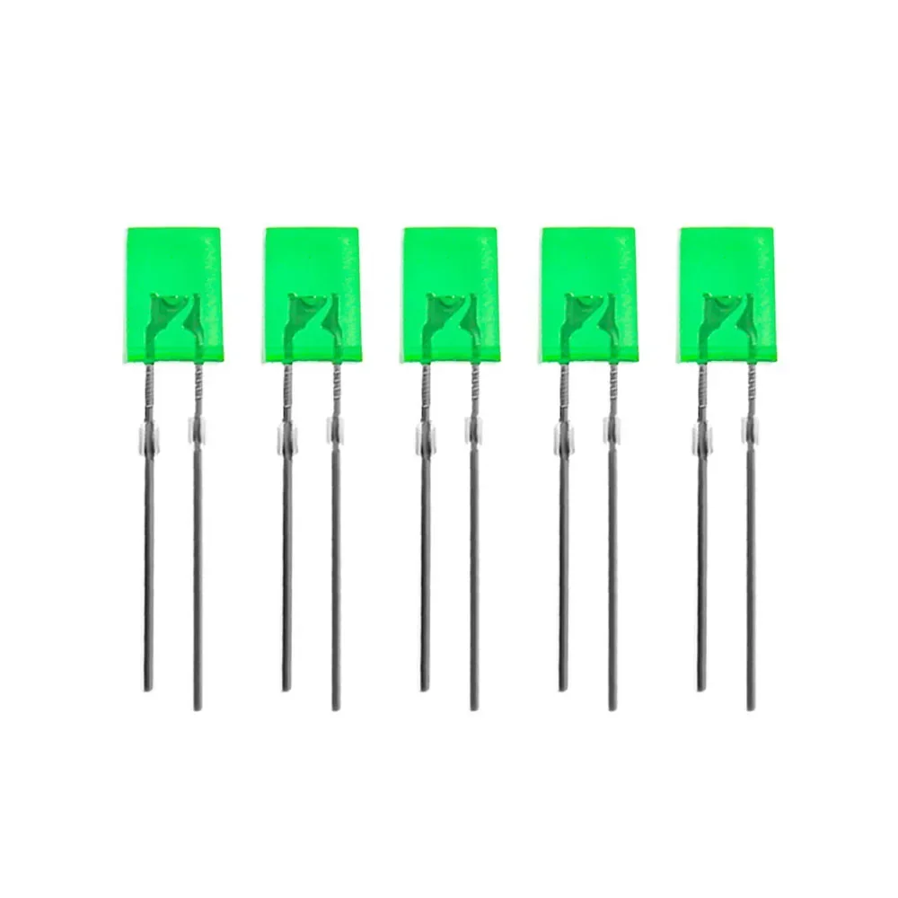 100 قطعة مربع الباعثة للضوء LED ديود 2X5X7mm LED ديود 2*5*7 مللي متر أحمر أصفر أخضر أزرق أبيض الثنائيات DIY بها بنفسك عدة إلكترونية