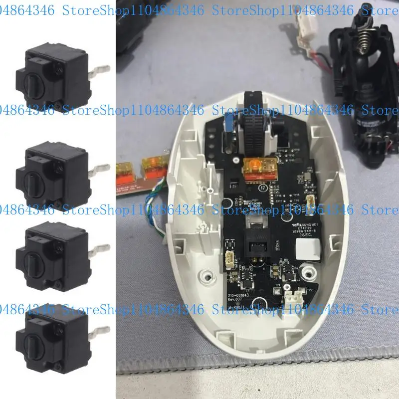 Paket 5ASD dari 10 microswitch mouse untuk presisi klik dan perbaikan mouse